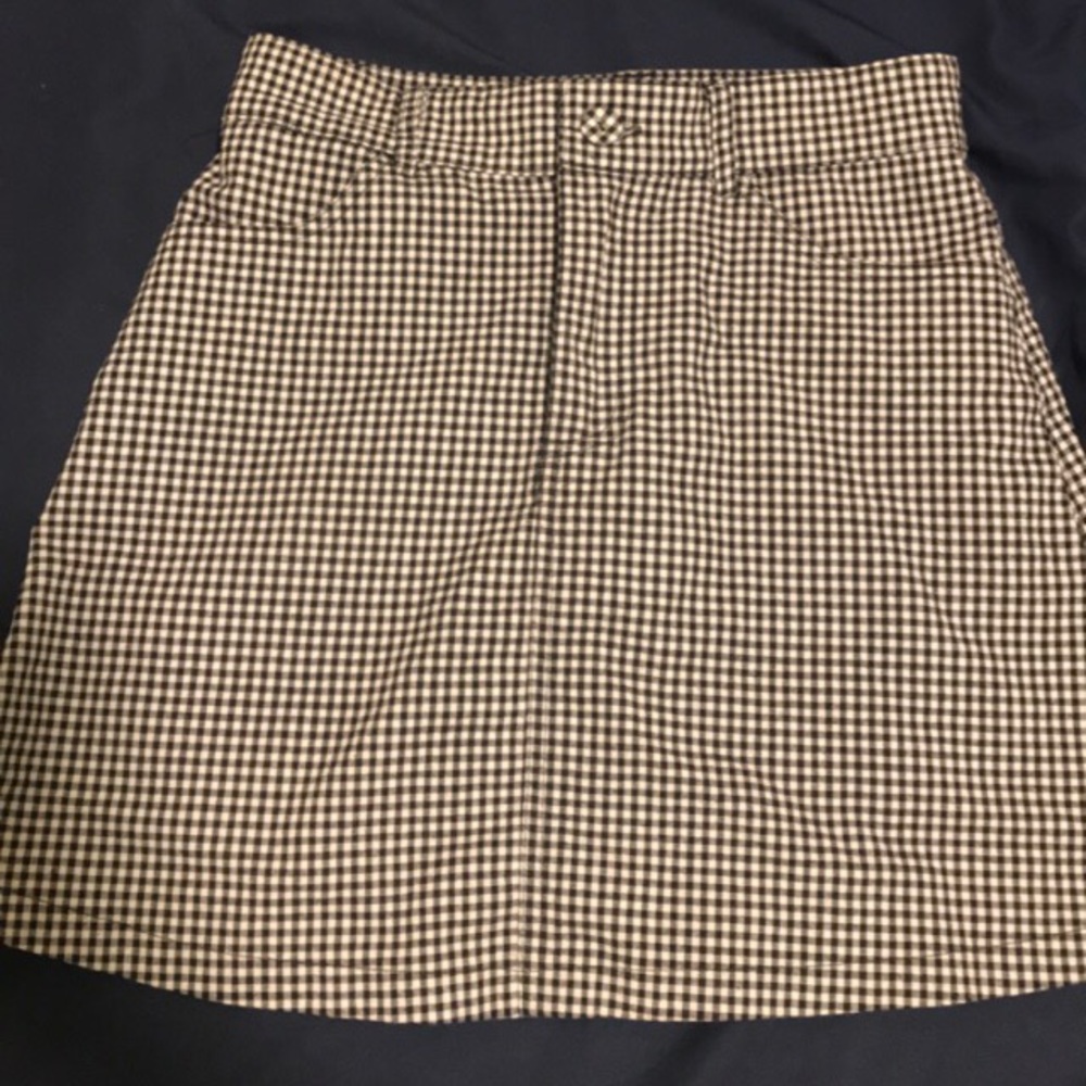 Brandy gingham skirt